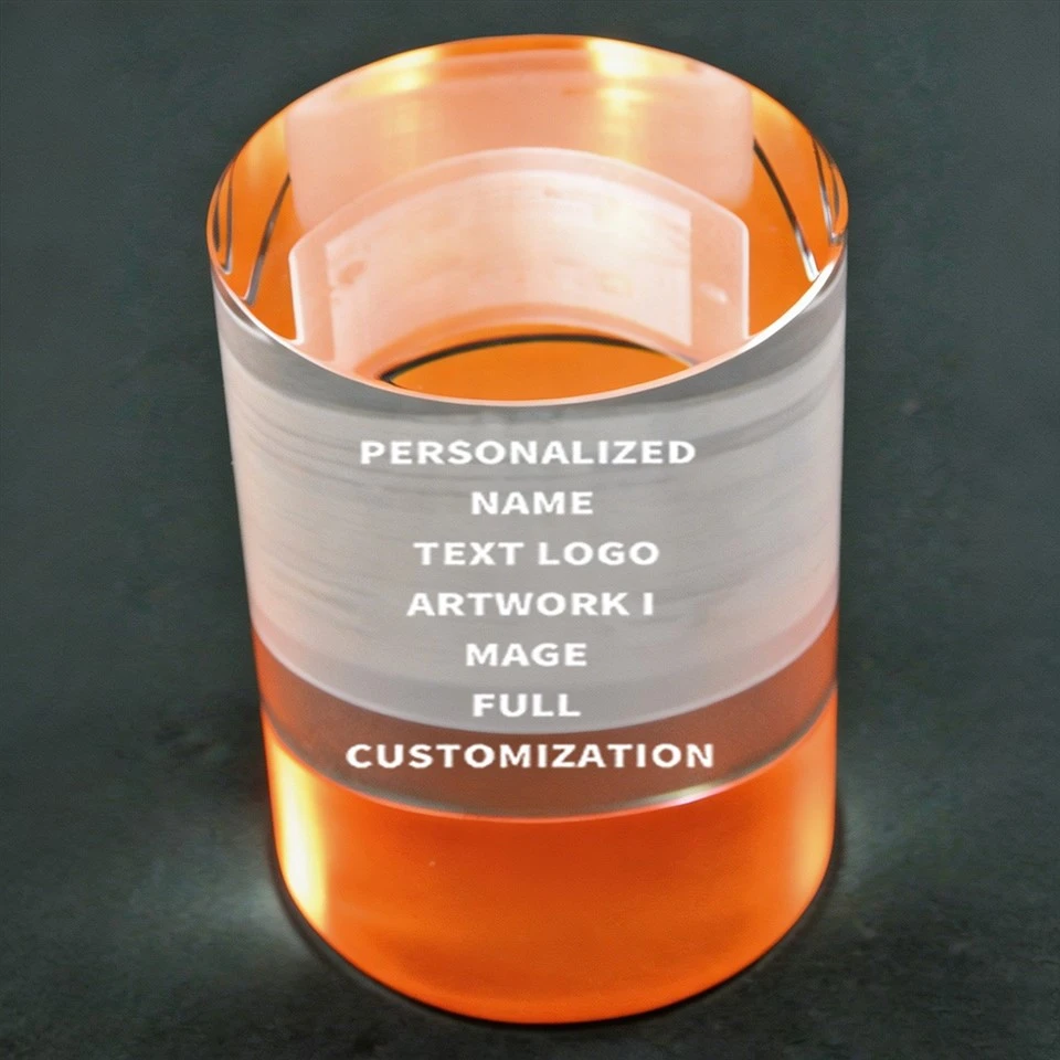 Customizable Corporate Crystal Ornaments With Text And Patterns high quality